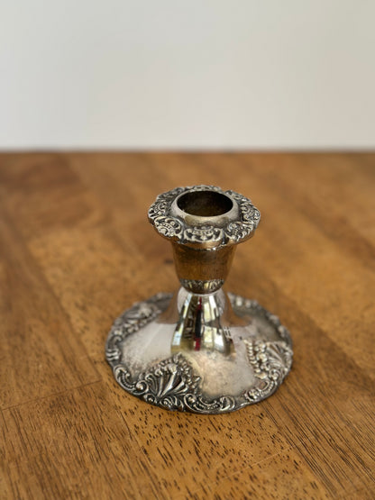 Vintage SilverTaper Candle Holder