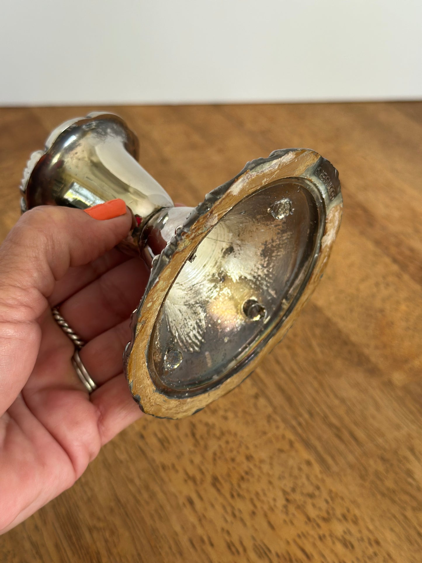 Vintage SilverTaper Candle Holder