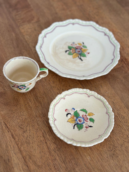 Vintage Mason's Croysdale Ironstone 3 Pc Set