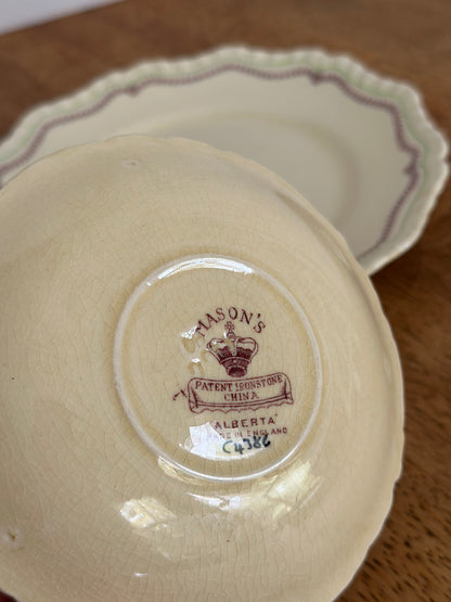 Vintage Mason's Croysdale Ironstone 3 Pc Set