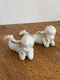 Bisque Porcelain Cherub Angel Set (2)