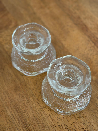 Vintage Anchor Hocking Reversible Candle Holder (2)