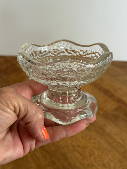 Vintage Anchor Hocking Reversible Candle Holder (2)