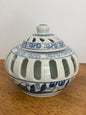 Blue & White Floral Potpourri Bowl