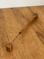Vintage Primitive Wood/Copper Candle Snuffer