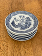 Miniture Blue & White Plate Set (5)