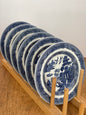 Johnston Brothers Blue Willow Plate Set (6)