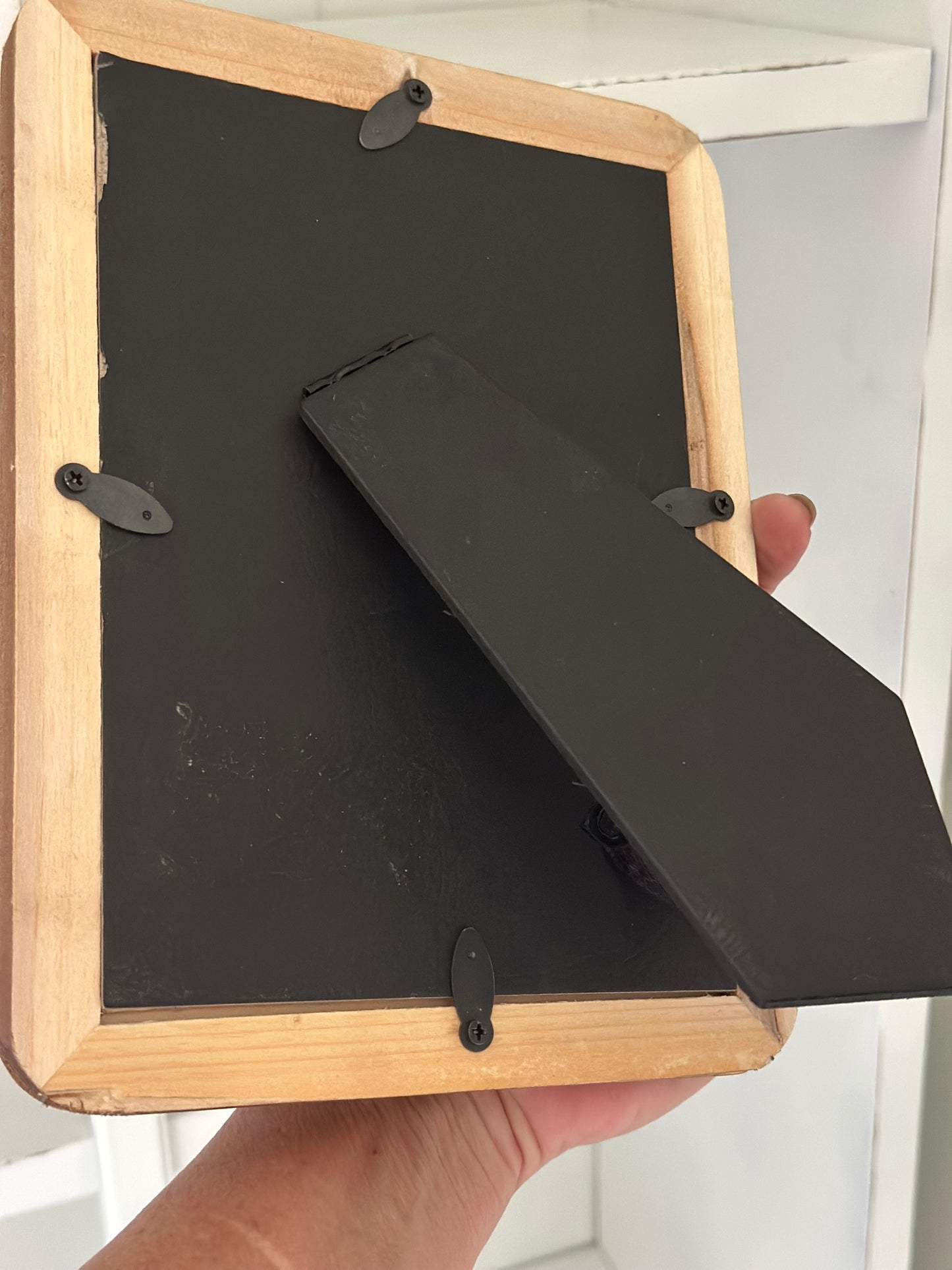 Skeleton Wood Framed Canvas 5x7