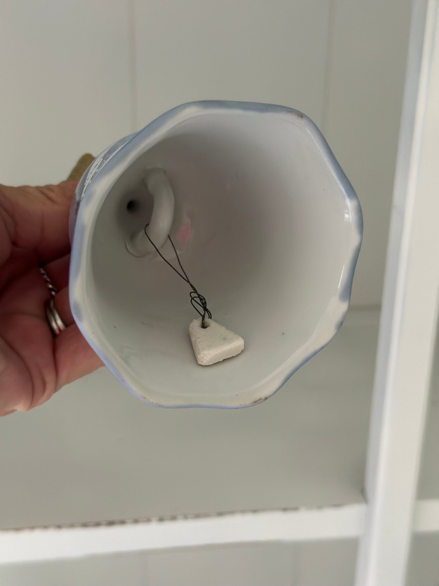 Vintage Currier & Ives Porcelain Bell