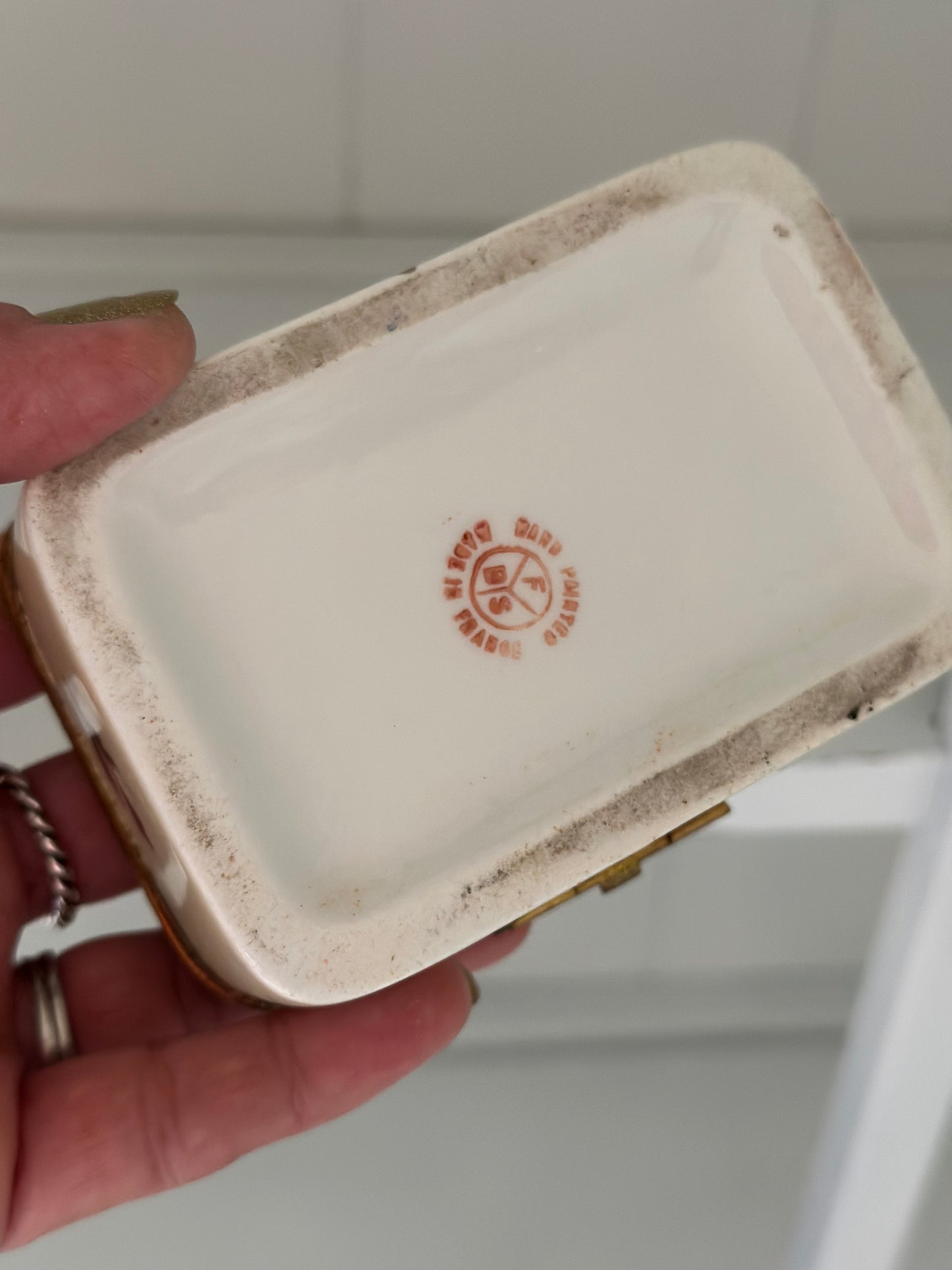 Vintage Limoges Porcelain Trinket Box