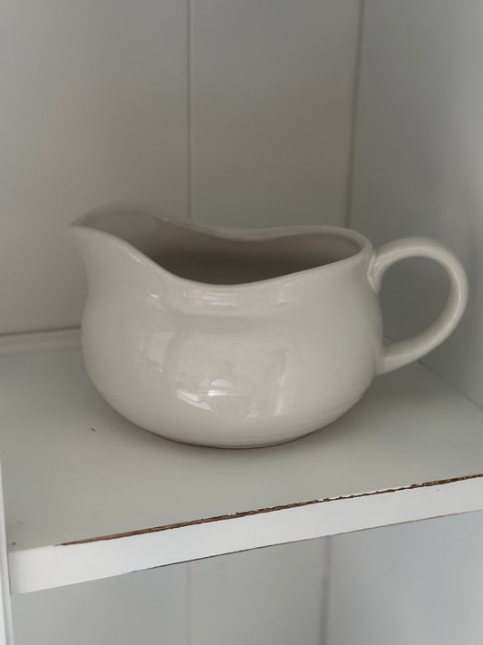 White Sauce Gravy Boat