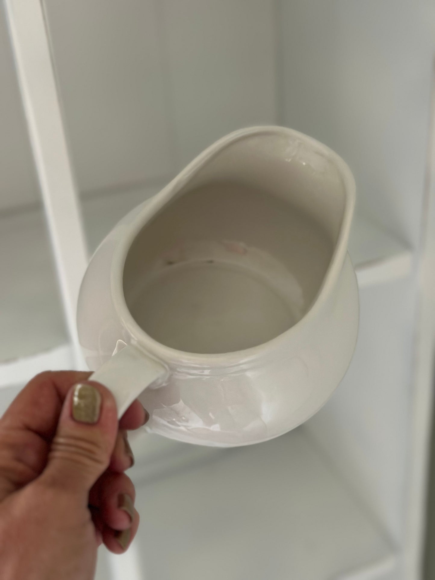 White Sauce Gravy Boat