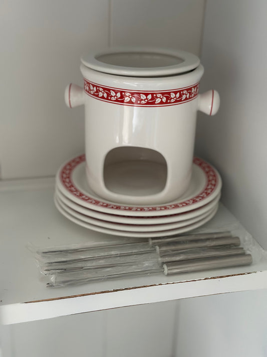 Hallmark Deserts Fondue Set