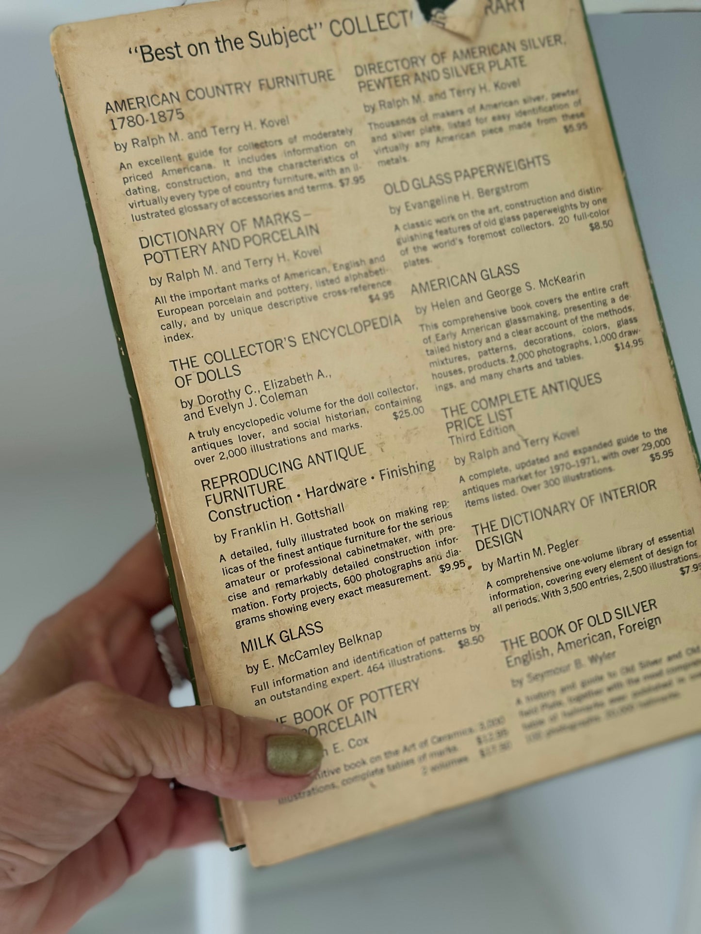 Vintage Book "Know Your Antiques"