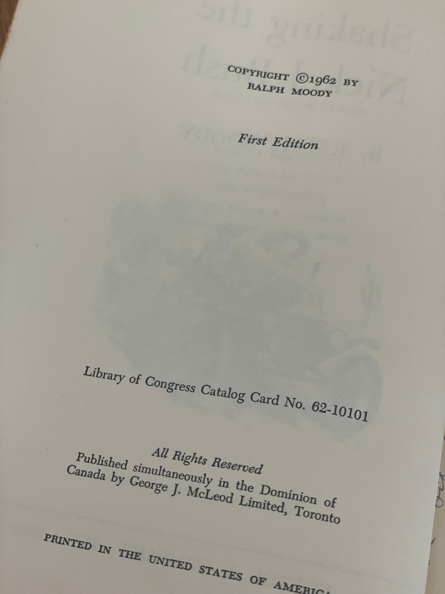 Vintage 1962 Book "Shaking The Nickel Bush"