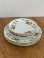 Narumi Avalon Yellow Floral Saucer & Plate Set (8)