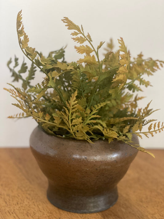 Brown Pottery Bowl/Planter