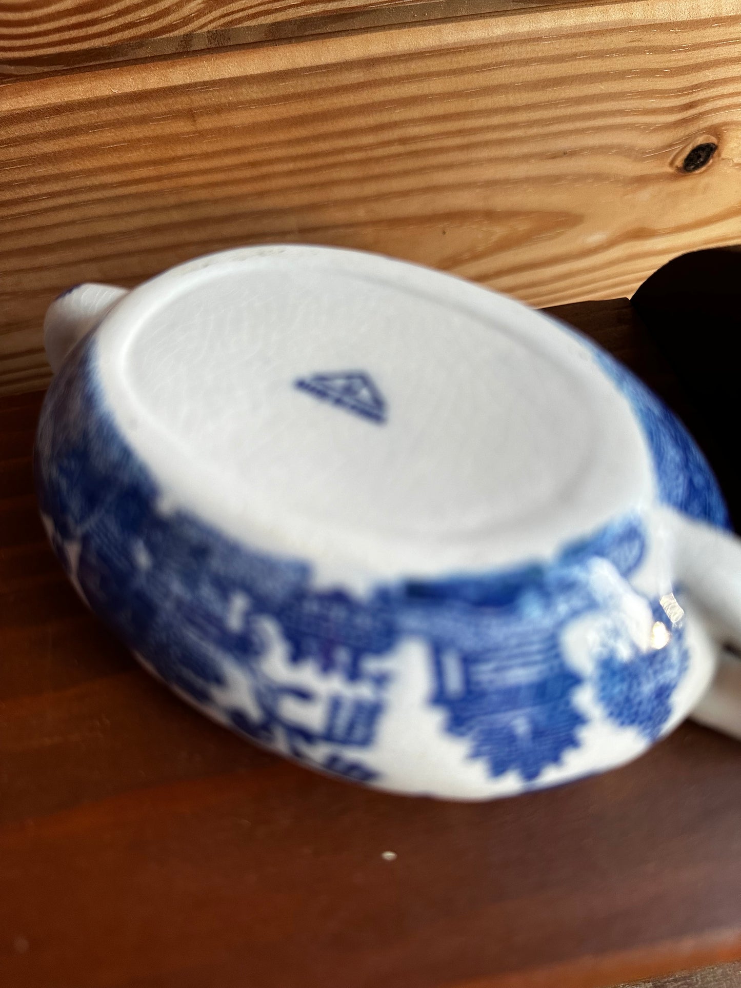 Mini Blue and White Casserole Dish