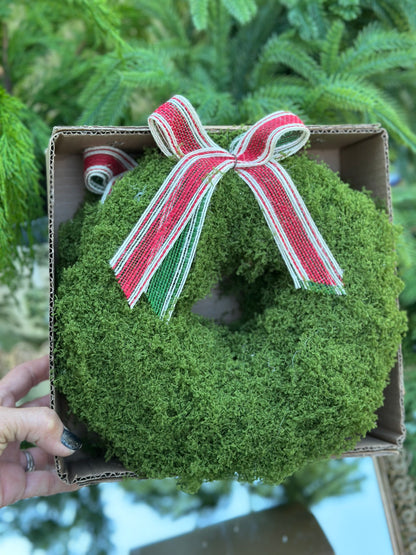 8" Moss Wreath