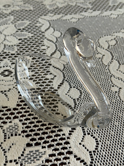 Vintage Glass Swan Dish - Duncan & Miller