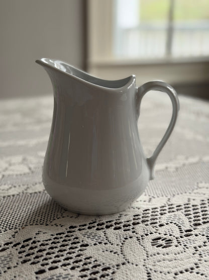 Apilco White Water Pitcher With Bunny