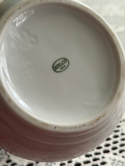 Apilco White Water Pitcher With Bunny