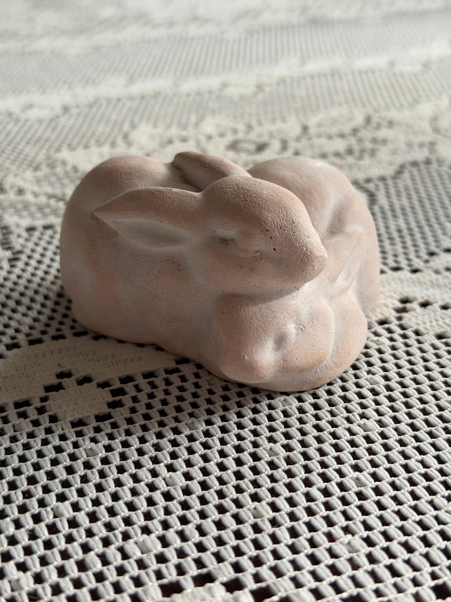 Vintage Bisque Cuddle Bunnies