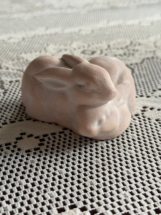 Vintage Bisque Cuddle Bunnies