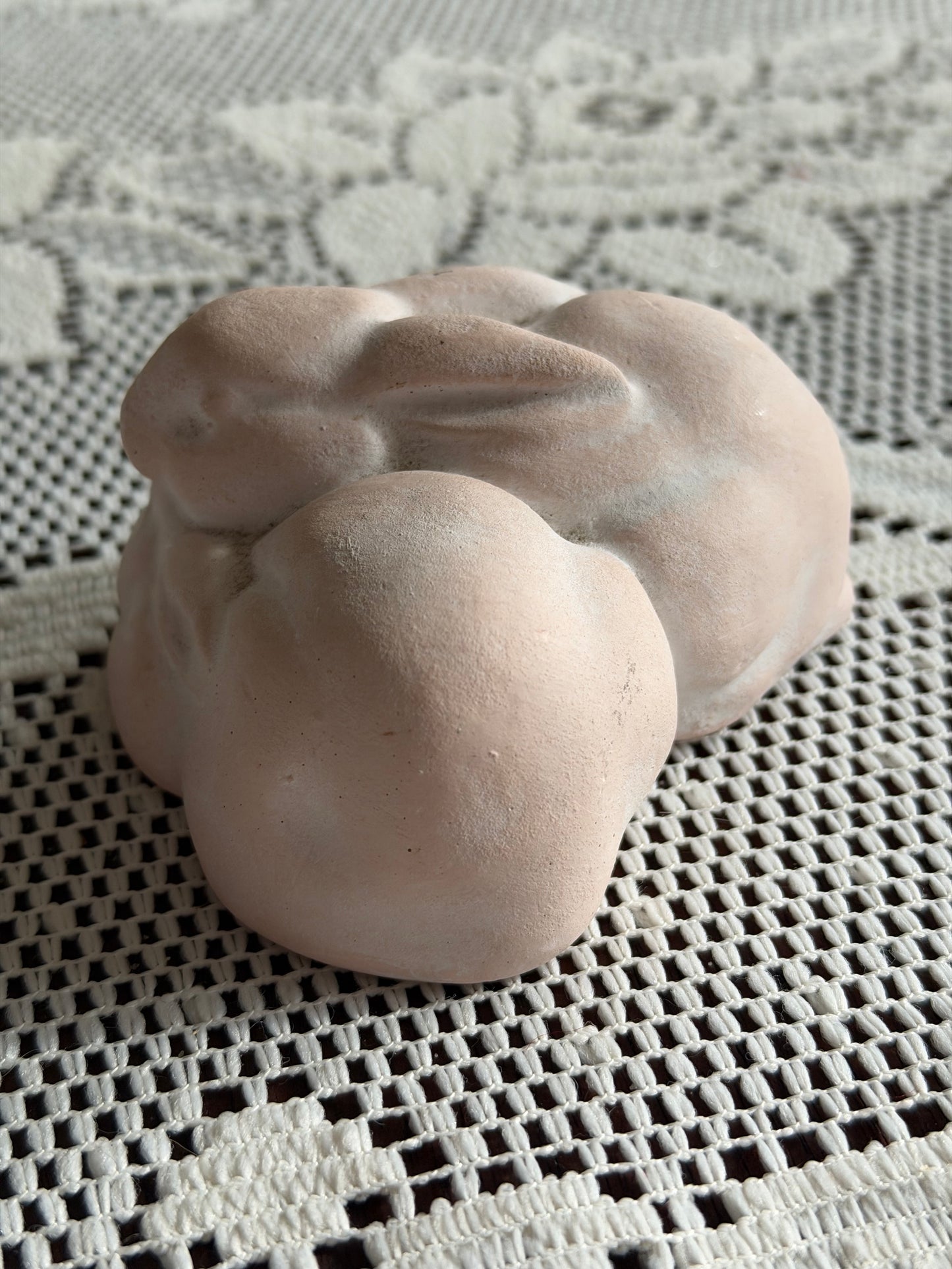 Vintage Bisque Cuddle Bunnies