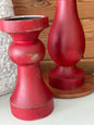 Everly Christmas Candle Holder Set