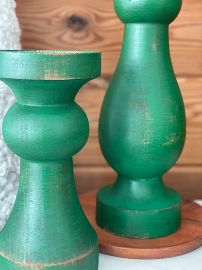 Everly Christmas Candle Holder Set