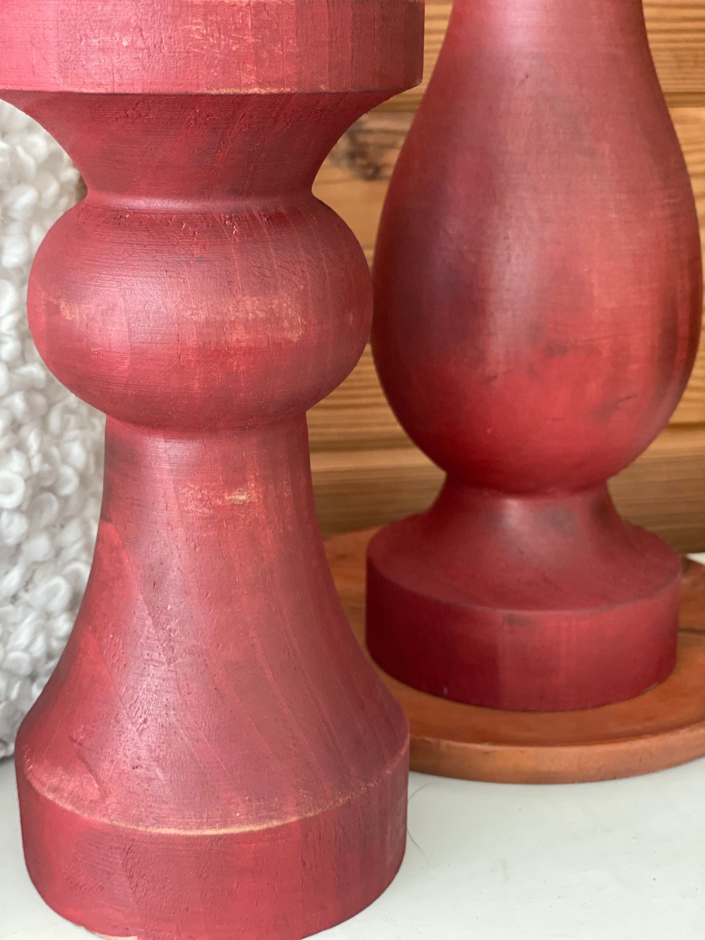 Everly Christmas Candle Holder Set