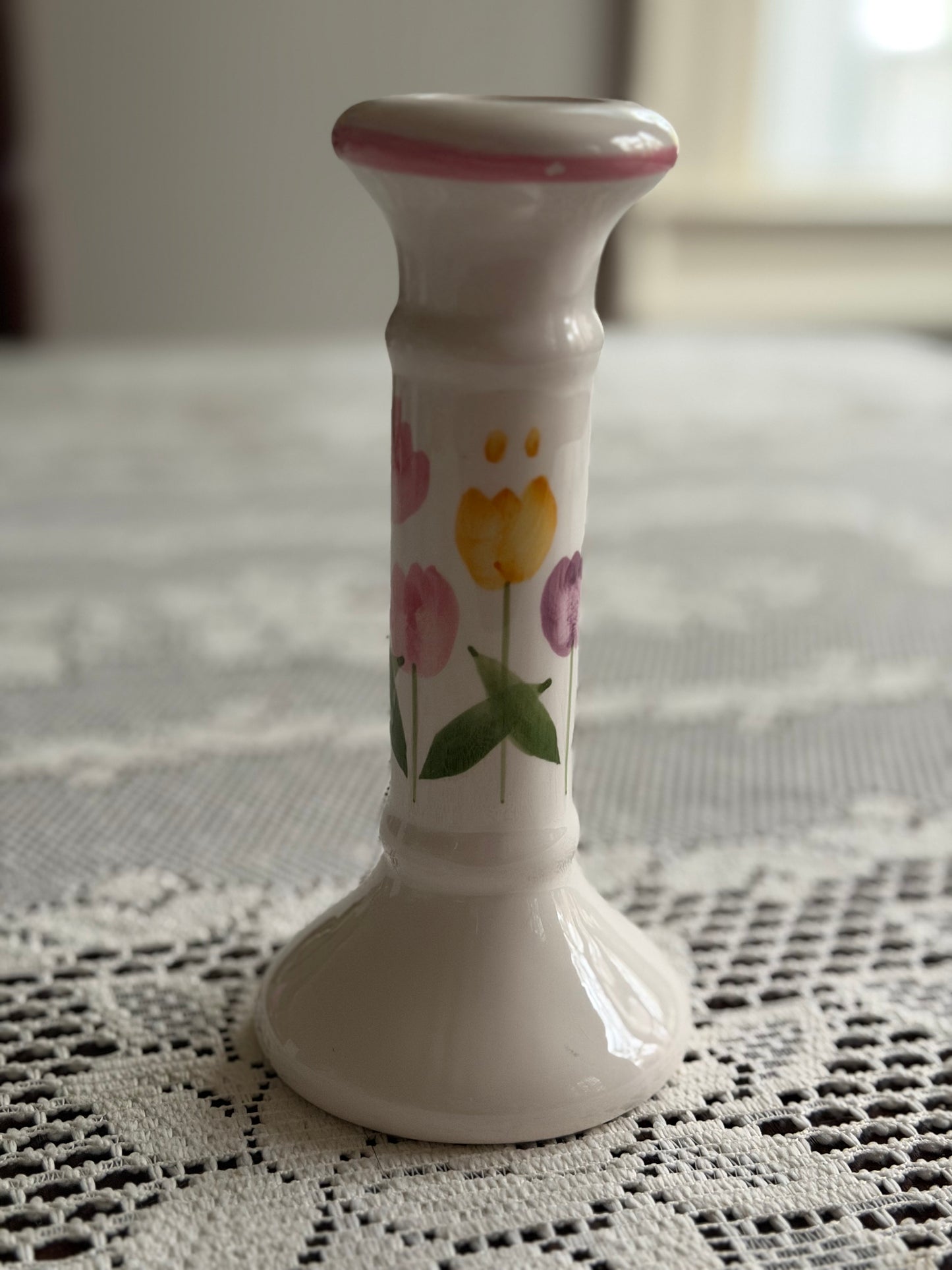 Tulip Desert Plates/Candle Holder