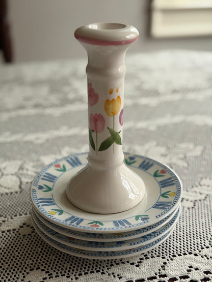 Tulip Desert Plates/Candle Holder