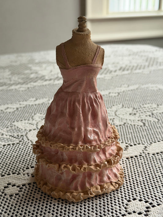 Pink Ruffled Dress Decor