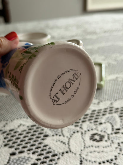 3 Pc Floral Home Decor Set