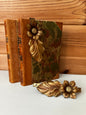 Vintage Gold Flower Curtain Holdbacks