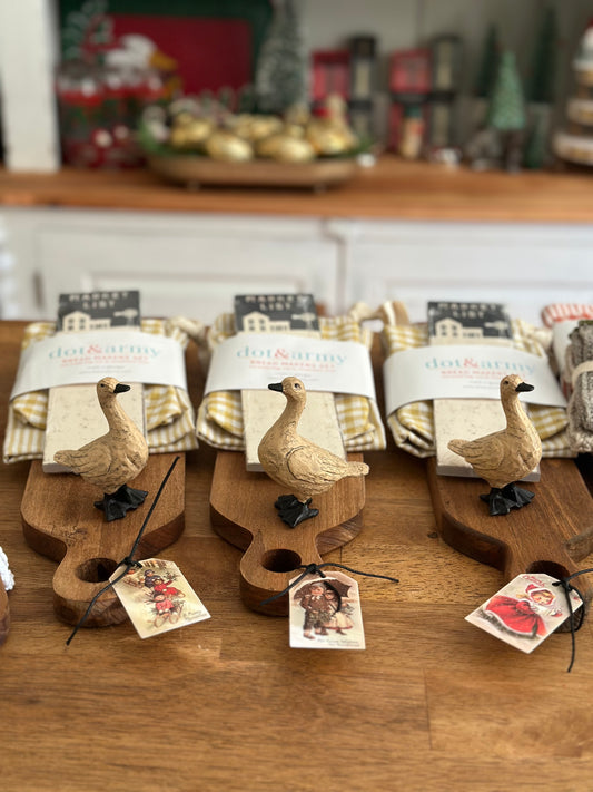 Yellow Gingham Bread Makers Kitchen Gift Set