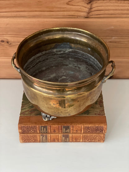 Vintage Brass Planter