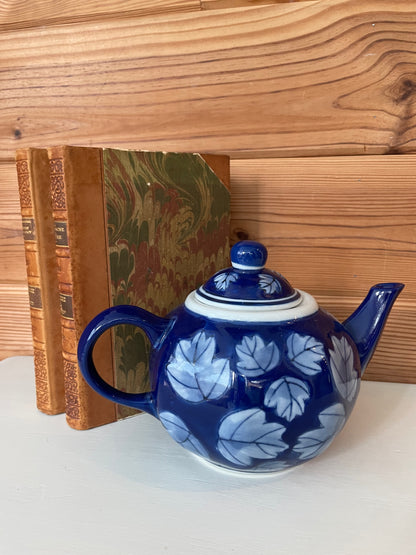 Vintage Cobalt Blue Teapot