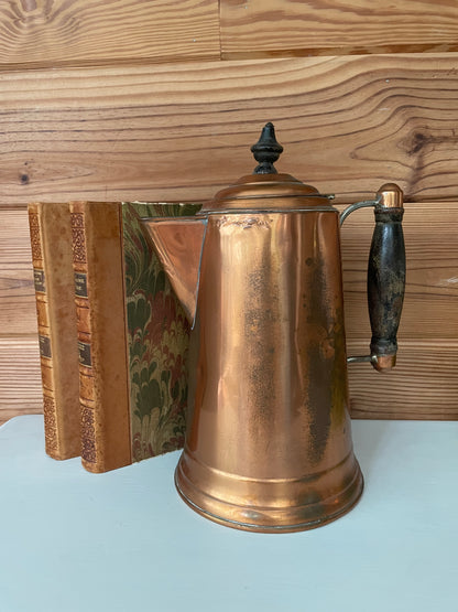 Vintage Copper Coffee Kettle