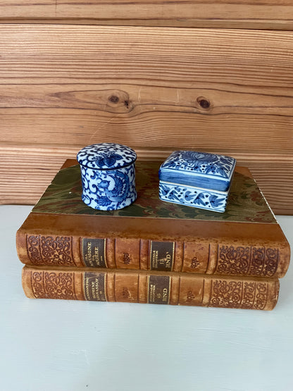 Vintage Blue and White Trinket Dishes