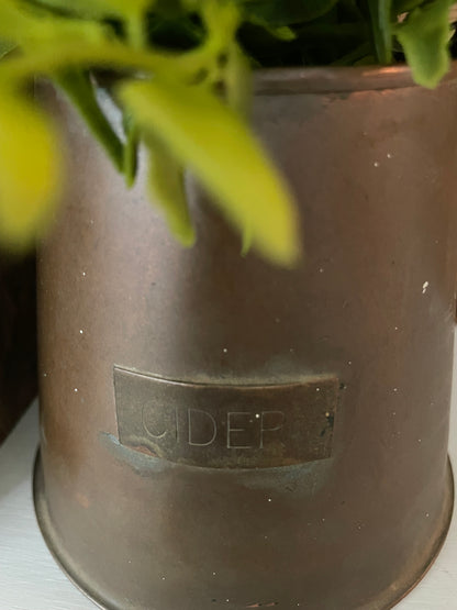 Vintage Copper Cider Dipper