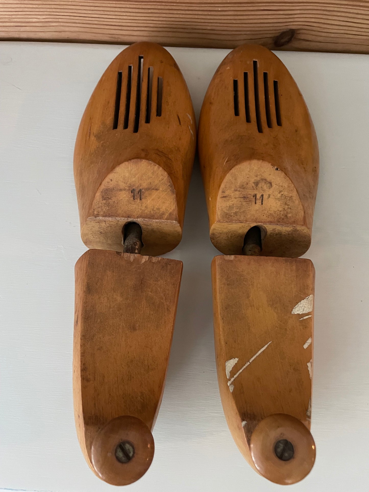 Vintage Wooden Shoe Form Stretchers