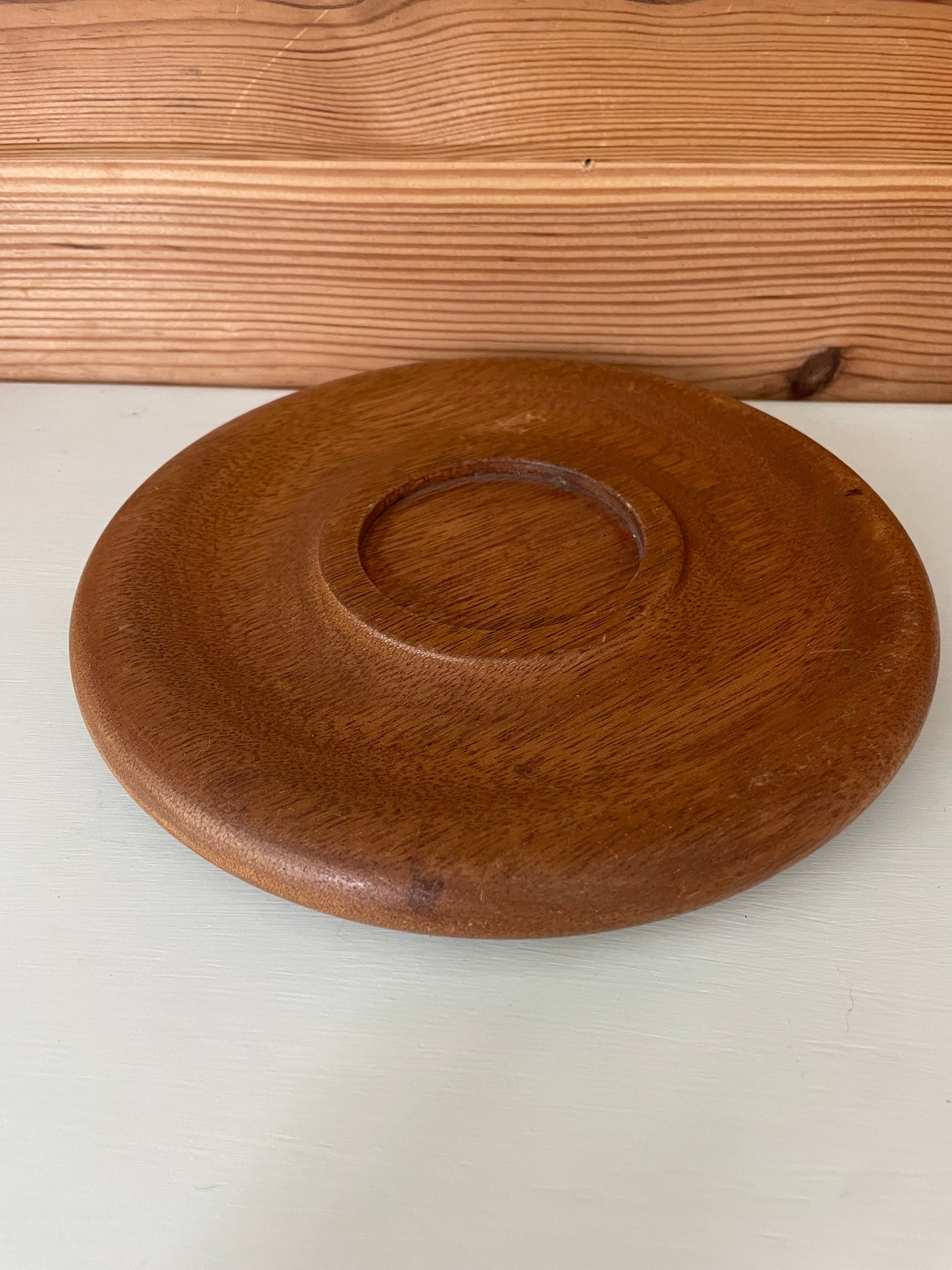 Wooden Round Candle Holder