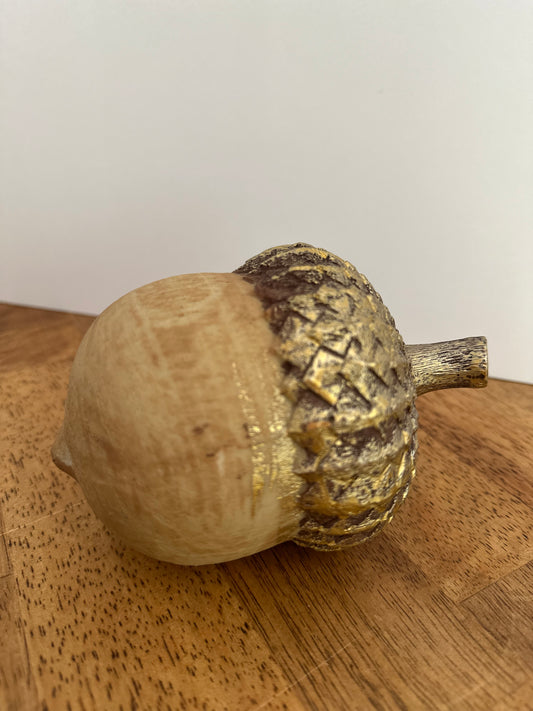 Large Acorn - Gold