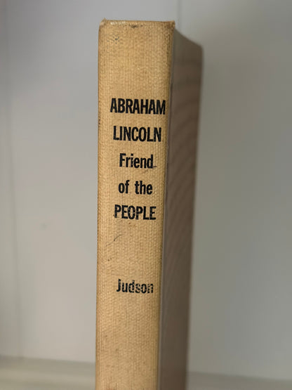 Vintage "Abraham Lincoln Friend of The People" Book
