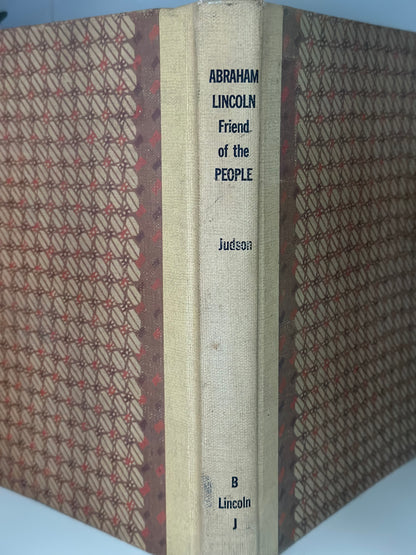Vintage "Abraham Lincoln Friend of The People" Book