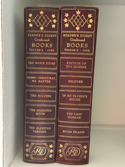 Vintage Readers Digest Condensed Books Set (2)