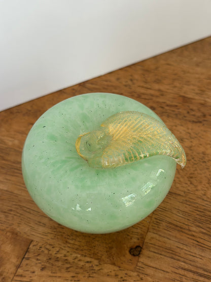 Vintage Murano Apple Paperweight